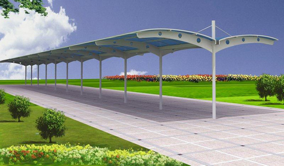江苏安徽地区钢结构车棚设计方案和报价